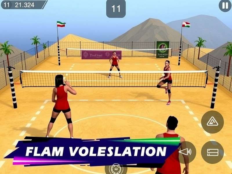 Indian Volley Titans Gameplay Screenshot
